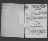 ANGERVILLE. Décès : registre d'état civil (an XIII-1815). 