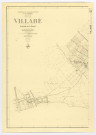 Plan topographique régulier de VILLABE dressé et dessiné par R. BOUILLE, géomètre-expert, feuille 1, Ministère de la Reconstruction et du Logement, 1954. Ech. 1/2.000. N et B. Dim. 0,75 x 1,05. 