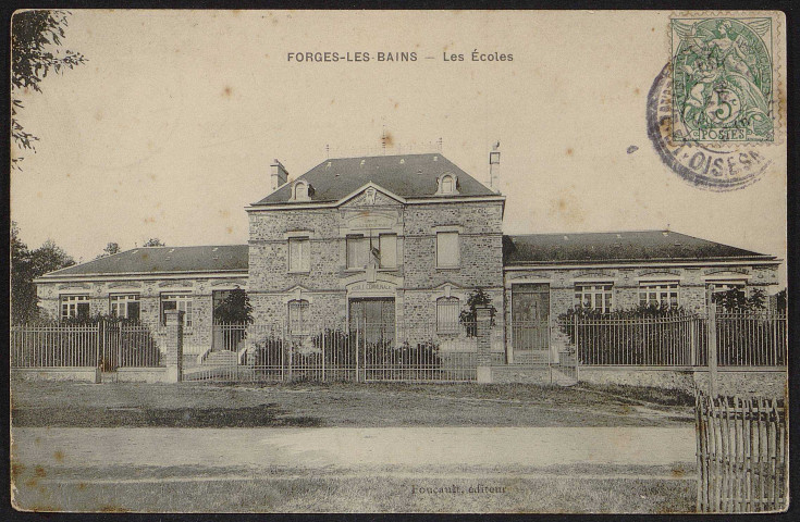 Forges-les-Bains.- Les écoles (15 mai 1907). 