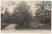 QUINCY-SOUS-SENART. - Forêt de Sénart. Mare du Capitaine et route des Moines [Editeur Mulard, 1904, timbre à 5 centimes]. 