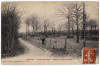 DRAVEIL. - Mainville. Forêt de Sénart. Allée du Chêne d'Antin. Garenne, 13 lignes, 10 c, ad., sépia. 
