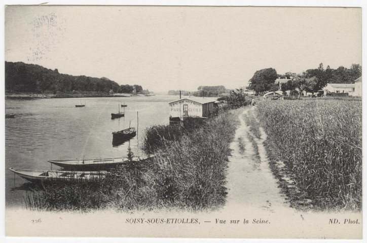 SOISY-SUR-SEINE. - Vue sur la Seine [Editeur ND]. 