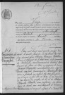 BONDOUFLE.- Naissances, mariages, décès : registre d'état civil (1897-1904). 