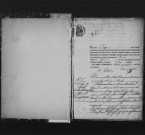 BOULLAY-LES-TROUX. Naissances, mariages, décès : registre d'état civil (1861-1874). 