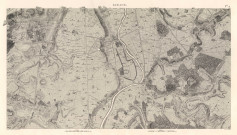 Carte des chasses du roi des environs de SCEAUX, gravée par DOUDAN, BOUCLET et TARDIEU l'ainé, écrite par HERAULT, rééditée par l'Institut géographique national. Ech. 1/2.500. N et B. Dim. 0,73 x 1,04. 