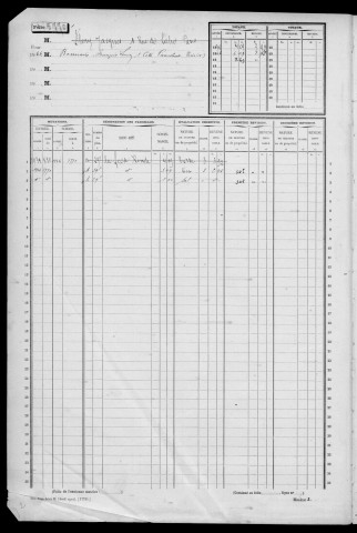 SAVIGNY-SUR-ORGE. - Matrice des propriétés non bâties : folios 5769 à 6266 [cadastre rénové en 1957]. 