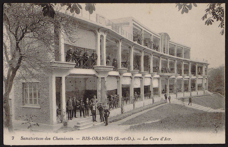 RIS-ORANGIS.- Sanatorium des cheminots : la cure d'air[1913-1930].