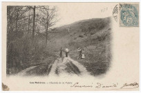 MOLIERES (LES). - Chemin de la Vallée [1905, timbre à 5 centimes]. 