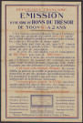 FRANCE (Pays).- Emission par l'Etat français d'une série de bons du Trésor de 500 Francs : demande de souscription, 1921. 