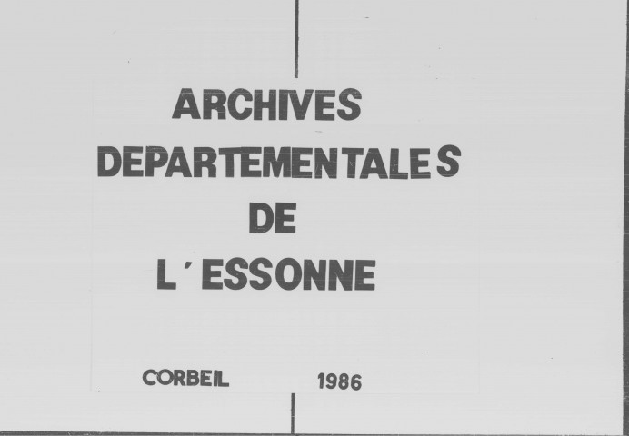 ETAMPES, paroisse Saint-Basile. - Registres paroissiaux : baptêmes [avril 1656-janvier 1671], mariages [1670], baptêmes, mariages, sépultures [1671-février 1675], baptêmes, mariages, sépultures [1675-1691 ; 1683 et 1690 reliés en désordre] [conservés aux Archives municipales d'Etampes] : 500 vues. 