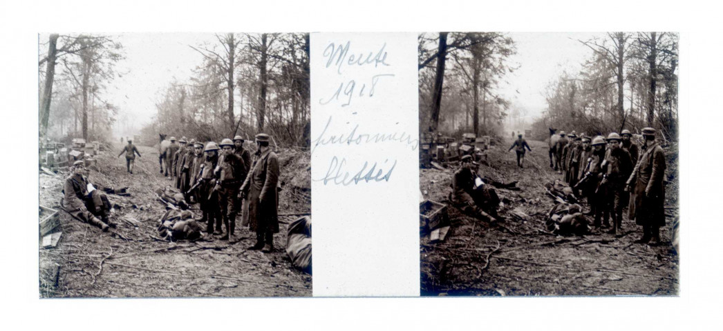 Prisonniers blessés dans la Meuse