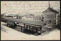 JUVISY-SUR-ORGE.- Voies ferrées, ligne d'Orléans (2 juillet1903).