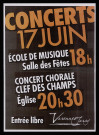 VARENNES-JARCY.- Concerts, Salle des fêtes - Eglise, 17 juin 2011. 