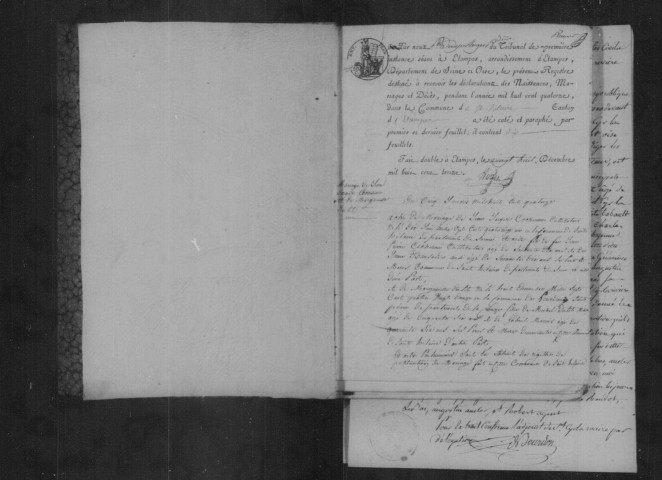 SAINT-HILAIRE. Naissances, mariages, décès : registre d'état civil (1814-1836). 