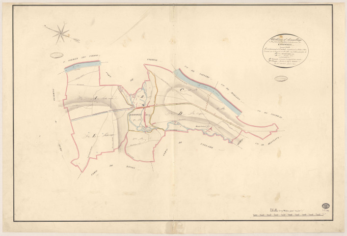 ESSONNES. - Plan d'assemblage.