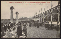 VIRY-CHATILLON.- Port-Aviation. Grande quinzaine de Paris: devant les tribunes (octobre 1909).