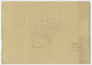 Plan cadastral révisé pour 1934 de CONGERVILLE, tableau d'assemblage, 1934. Ech. 1/10 000. N et B. Dim. 0,75 x 1,05. 
