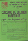 ESSONNE (Département).- Concours de création artistique proposé à toutes les personnes du 3ème âge : conditions, Comité départemental de tourisme et de loisir de l'Essonne, [1980]. 