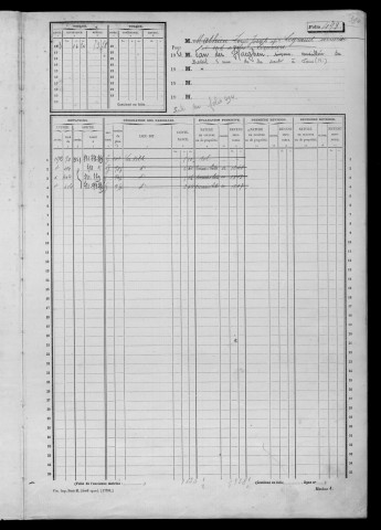 LIMOURS-EN-HUREPOIX. - Matrice des propriétés non bâties : folios 493 à 788 [cadastre rénové en 1959]. 