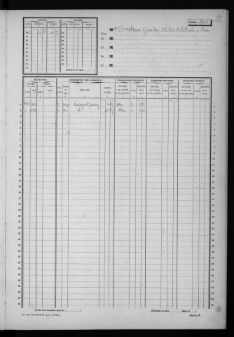 BREUILLET. - Matrice des propriétés non bâties : folios 1101 à la fin [cadastre rénové en 1943]. 