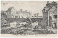 ESSONNES. - Pont sur l'Essonne (d'après gravure de N. Perignon, 18e s.). Editeur Seine-et-Oise artistique et pittoresque, Collection Paul Allorge. 