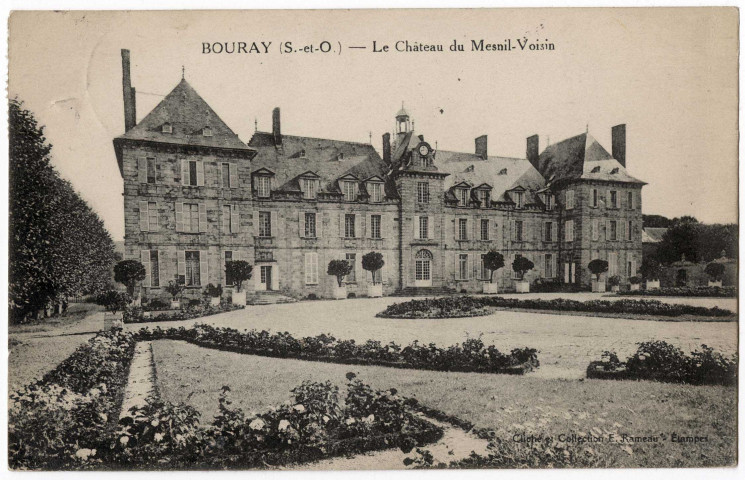 BOURAY-SUR-JUINE. - Château de Mesnil-Voisin, Rameau, 1924, 12 lignes, 15 c, ad. 