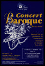 CORBEIL-ESSONNES. - Concert baroque, par les professeurs du Conservatoire municipal de musique et de danse, Eglise Saint-Etienne, 23 février 1996. 