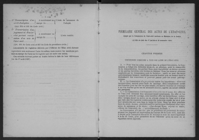 BRUNOY.- Décès : registre d'état civil (1915). 