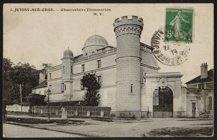 JUVISY-SUR-ORGE.- Observatoire Camille Flammarion (22 mai 1914).