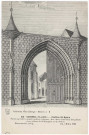 CORBEIL-ESSONNES. - Corbeil - Cloître Saint-Spire. Editeur Seine-et-Oise artistique et pittoresque, collection Paul Allorge, (d'après gravure deRansonnette et Millin, 1791). 