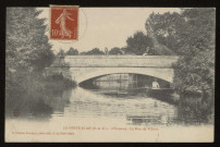 FERTE-ALAIS (LA). - L'Essonne. Le pont de Villiers. Editeur G. Chemin-Demigny, photo-édition, La Ferté-Alais, 1 timbre à 10 centimes. 