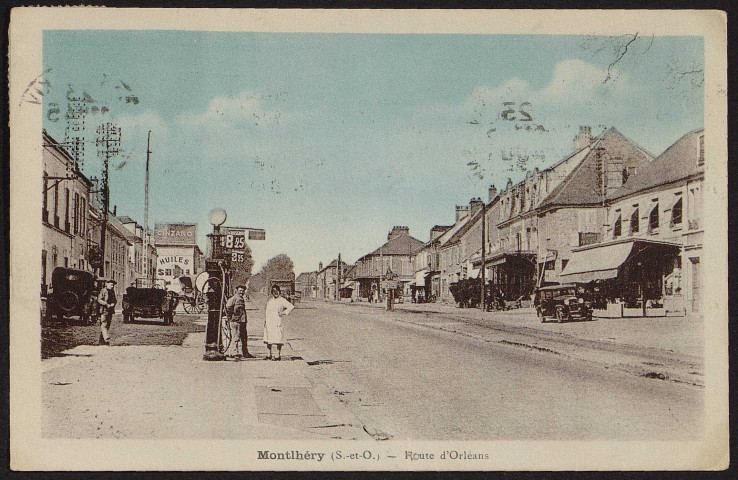 Montlhéry.- Route d'Orléans. 