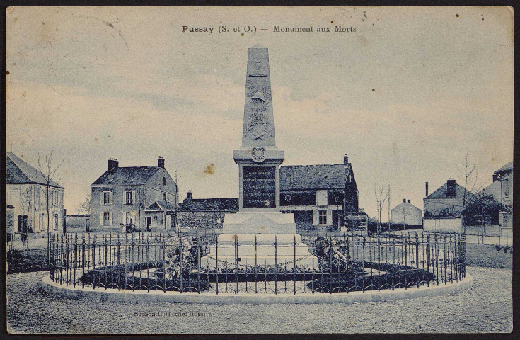 Pussay.- Monument aux morts (25 juillet 1922). 