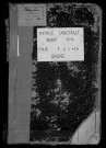 BAULNE. - Matrice des propriétés bâties et non bâties : folios 1 à 416 [cadastre rénové en 1940]. 