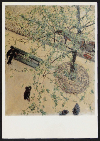 Gustave Caillebotte. Boulevard d'en haut, vers 1880, huile sur toile ( 1996).