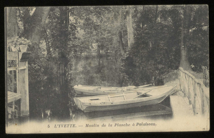 PALAISEAU. - Moulin de la planche à Palaiseau. Edition Testard, 1923, 1 timbre à 10 centimes. 
