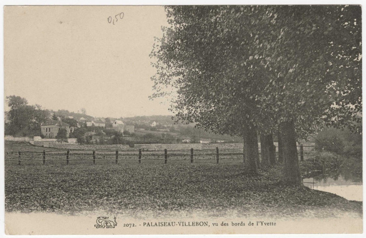 PALAISEAU. - Palaiseau-Villebon vu des bords de l'Yvette [1915]. 
