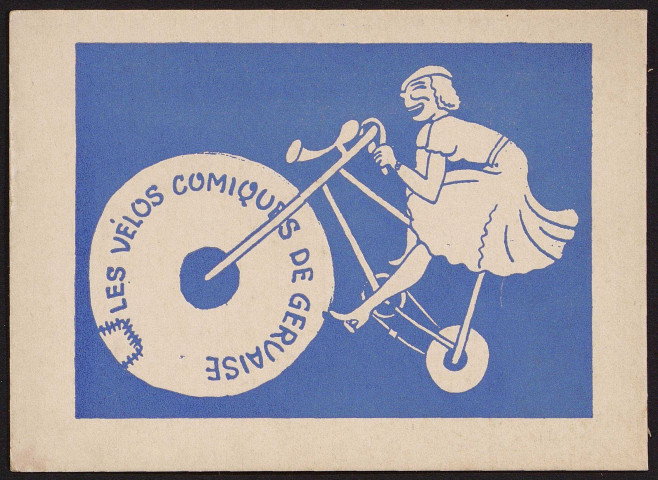 Les vélos comiques de Gervaise [1930-1950].