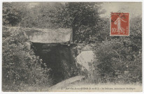 JANVILLE-SUR-JUINE. - Le dolmen, monument druidique. Giraux (1912), 27 lignes, 10 c. 