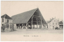 MEREVILLE. - Le marché [Editeur Bréger, 1905, timbre à 10 centimes]. 
