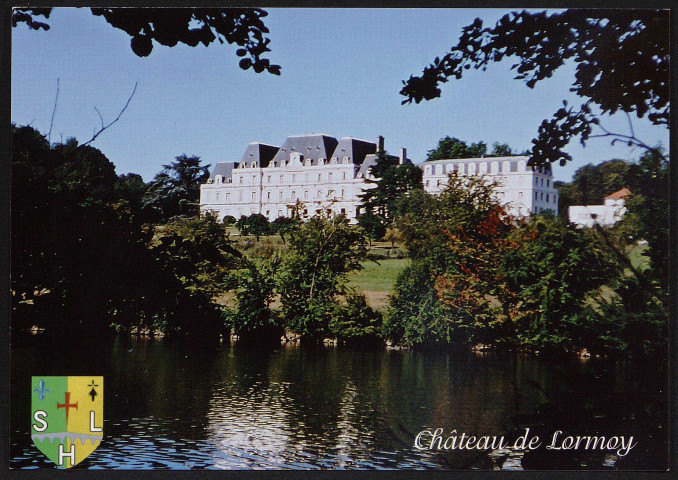 LONGPONT-SUR-ORGE. - Lormoy. Le château vu du plan d'eau [2003-2010].