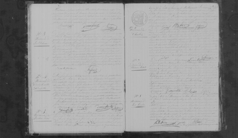 BALLANCOURT-SUR-ESSONNE. Naissances, mariages, décès : registre d'état civil (1841-1851). 