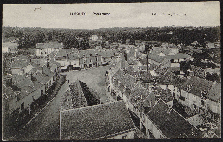 LIMOURS.- Panorama (août 1909). 