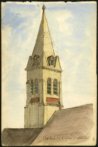 Le clocher de l'église. 