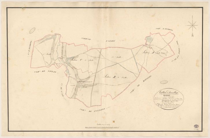 BOISSY-LA-RIVIERE. - Plan d'assemblage.