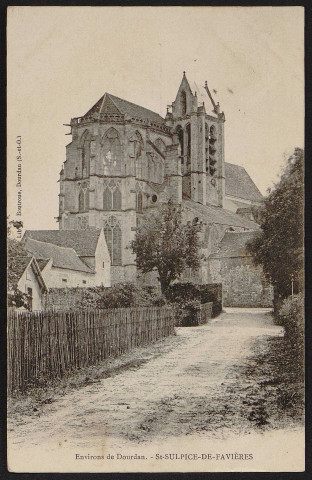 SAINT-SULPICE-DE-FAVIERES.- Eglise [1900-1903].