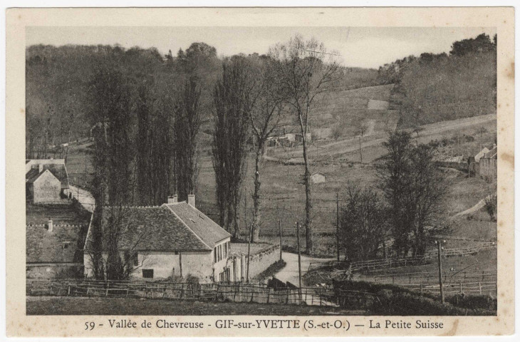 GIF-SUR-YVETTE. - La Petite Suisse. Editeur Baslé
. 
