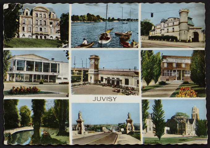 JUVISY-SUR-ORGE.- Divers aspects de la ville [1965-1972].