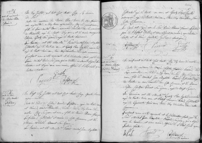 THIONVILLE. Naissances, mariages, décès : registre d'état civil (1835-1860). 