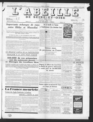 n° 16 (17 avril 1943)